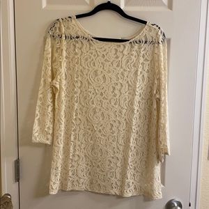Ann Taylor lace blouse